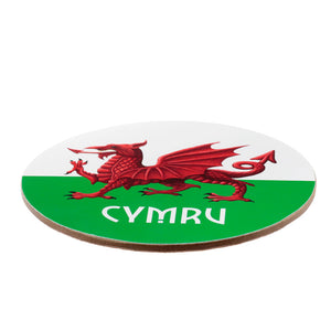 Wales Gift -Welsh Porcelain Mug & Coaster Set -  Cymru