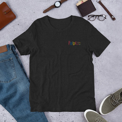 Pride 2023- Embroidered T shirt - J and P Hats 