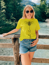 Load image into Gallery viewer, Let It Bee Tee - Great Summer Ladies T-Shirt | j and p hats