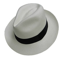 Load image into Gallery viewer, Equal Earth New Genuine Panama Hat Rolling Folding Quality with Travel Tube - White (59cm)