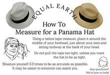 Load image into Gallery viewer, Equal Earth New Genuine Panama Hat Rolling Folding Quality with Travel Tube - Natural (61cm)