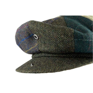 Wool Blend Baker Boy Cap  Patchwork- Peaky Blinders Style - J and p hats  