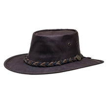 Load image into Gallery viewer, Barmah Hat 1018 Squashy Kangaroo Leather Hat Crackle Brown-J and p hats -