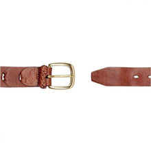 Load image into Gallery viewer, Barmah Kangaroo Leather Belt super Quality in black or brown - J and p hats Barmah Kangaroo Leather Belt super Quality in black or brown