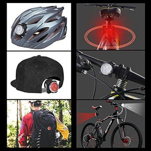 Bike Light Set, Super Bright USB Rechargeable Bicycle Lights - J and p hats Bike Light Set, Super Bright USB Rechargeable Bicycle Lights