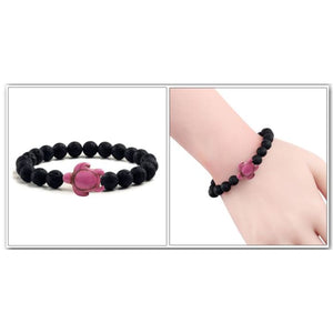 Black Lava Natural Stone Bracelets - J and p hats Black Lava Natural Stone Bracelets