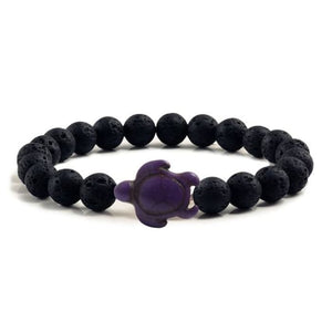 Black Lava Natural Stone Bracelets - J and p hats Black Lava Natural Stone Bracelets