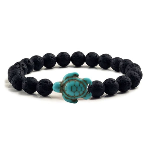 Black Lava Natural Stone Bracelets - J and p hats Black Lava Natural Stone Bracelets