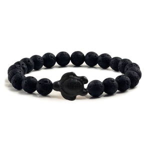 Black Lava Natural Stone Bracelets - J and p hats Black Lava Natural Stone Bracelets