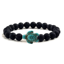 Load image into Gallery viewer, Black Lava Natural Stone Bracelets - J and p hats Black Lava Natural Stone Bracelets