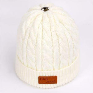 Children's winter knitted hats heavy knit with or without bobble great choice of colours-J and p hats -