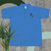 Load image into Gallery viewer, Pigeon Fanciers Embroidered Polo Shirt | j and p hats 