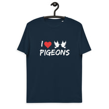 Load image into Gallery viewer, I ❤️Pigeons Funny Slogan T SHIRT | j and p hats