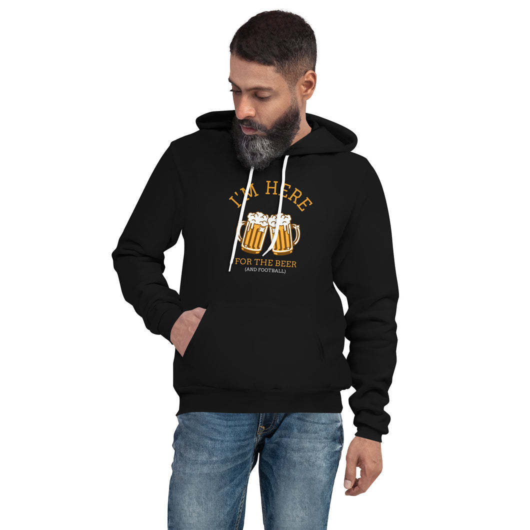 Beer Fan hoodie funny beer and football hoodie great football \ beer fan gift