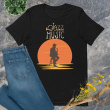 Load image into Gallery viewer, Jazz Fan T Shirt - Summer Vibes T Shirt | j and p hats