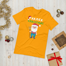 Load image into Gallery viewer, Farmer Christmas T shirt | j and p hats 