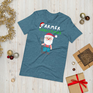 Farmer Christmas T shirt | j and p hats 