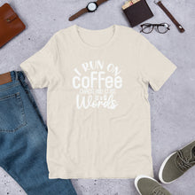 Load image into Gallery viewer, i run on coffee and cuss words Shirt | j and p hats 