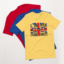 Load image into Gallery viewer, Brit t-shirt ,Union Jack cool brt t-shirt ,custom jubilee celebration t-shirt | j and p hats 